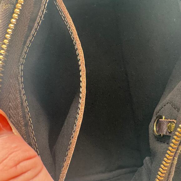 Louis Vuitton Brown Monogram Mini Lin Speedy 30 SP1016 - Picture 6 of 11